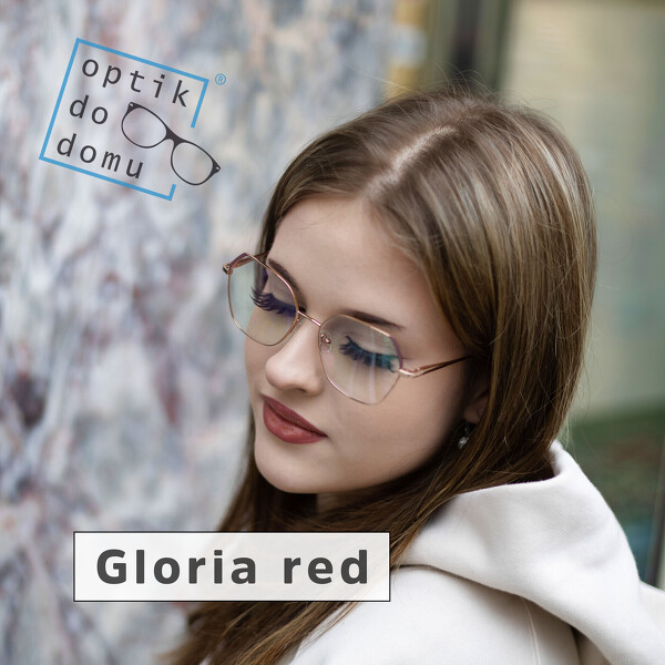 Oblíbené dioptrické obruby Icona Gloria red