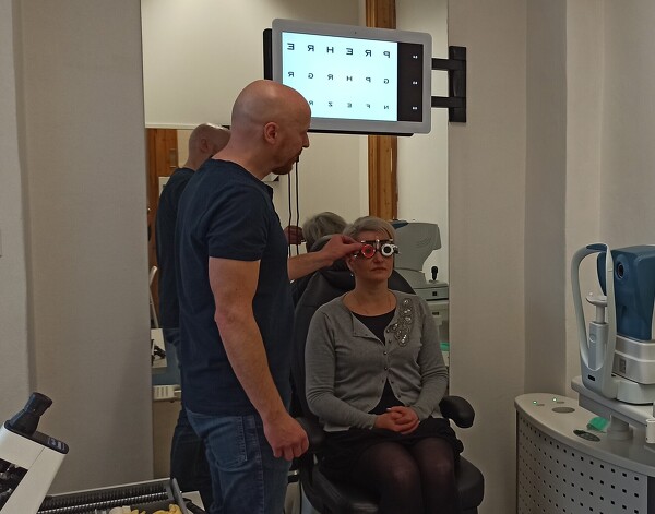 OptikDoDomu provádí pravidelně měření zraku pro klienty
