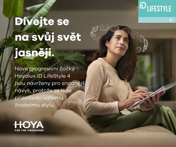 Progresivní čočky od společnosti Hoya