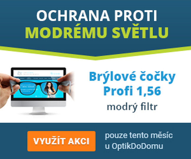 Leták - čočky s filtrem modrého světla